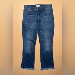 Madewell Women's Dark Blue Flare Jeans